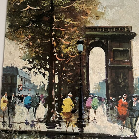 Vintage Fine art print by Gellman Arc de Triomphel By Rocoo 16" x 20" - Picture 3 of 7